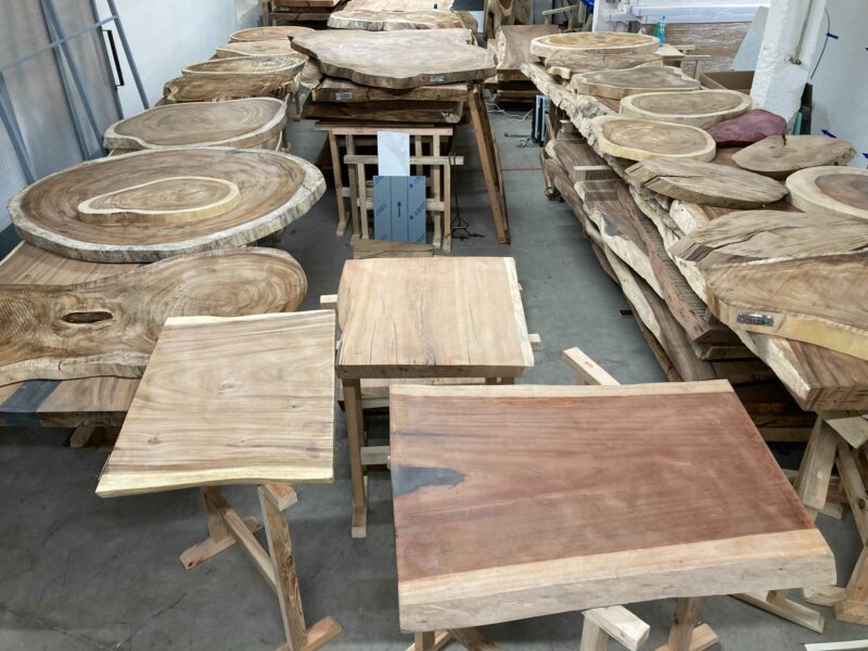 Mix of exotic wood in our warehouse №2